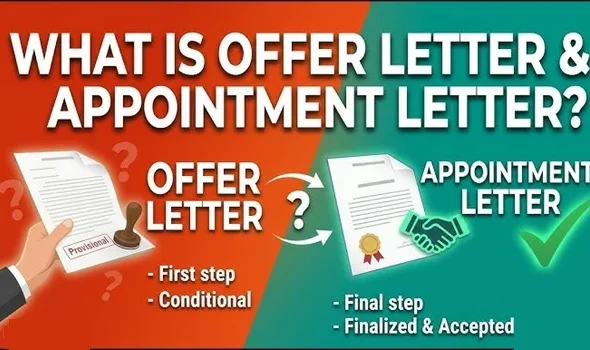 Difference Between Offer Letter and Appointment Letter in India