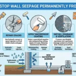 How to Stop Wall Seepage Permanently from Inside?