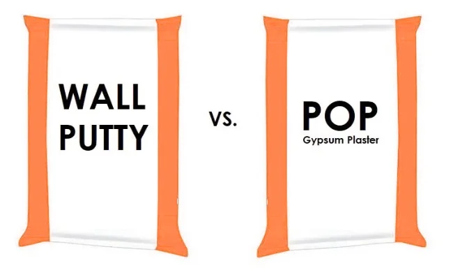 Wall Putty vs POP